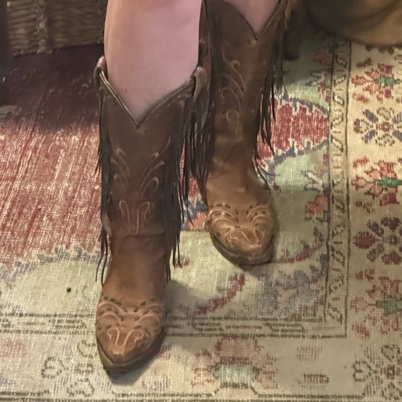 Corral cowboy boots w fringe - Picture 10 of 11